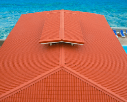 cubierta plastico techo teja