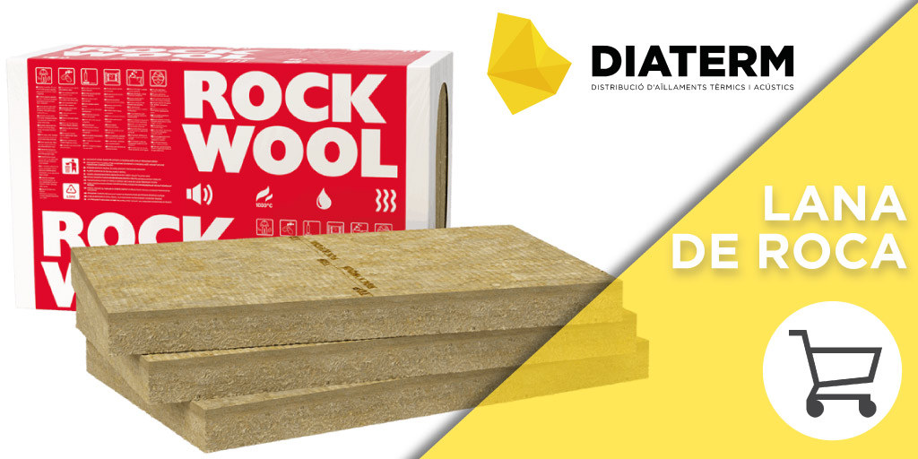 Aislamiento de lana de roca para suelos Rocksol - Diaterm Tienda Online