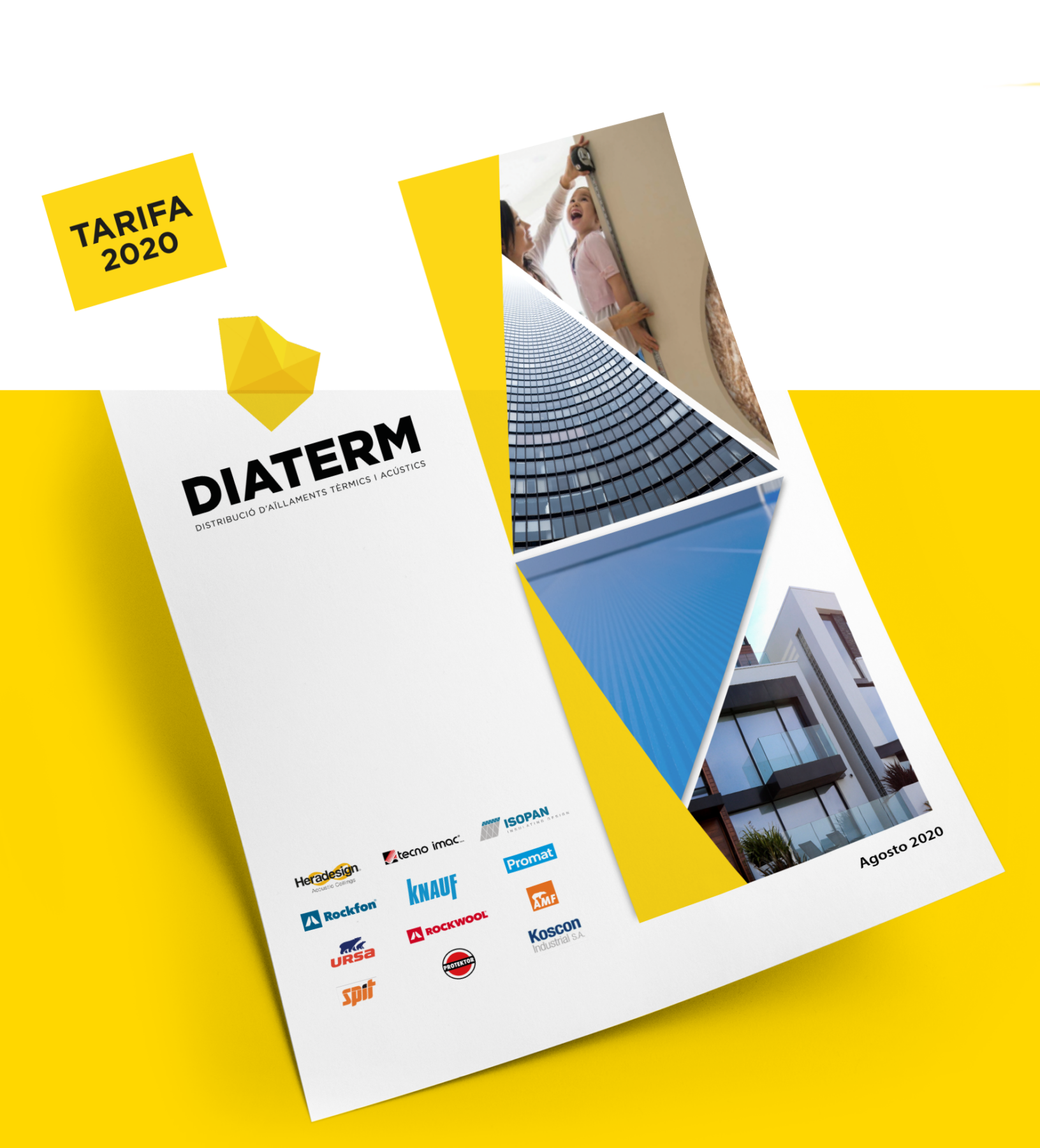 Tarifa materiales aislantes DIATERM Tarifa materiales aislantes DIATERM